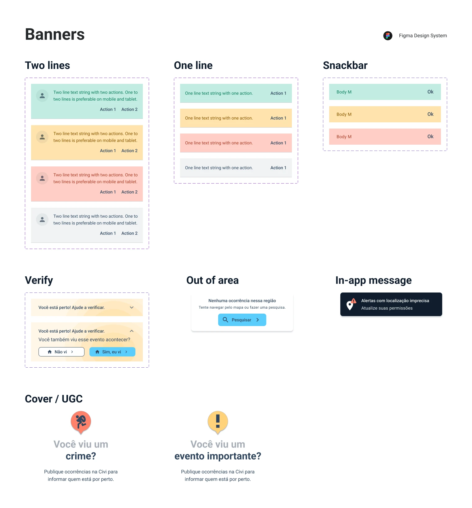 Civi design system — Banners