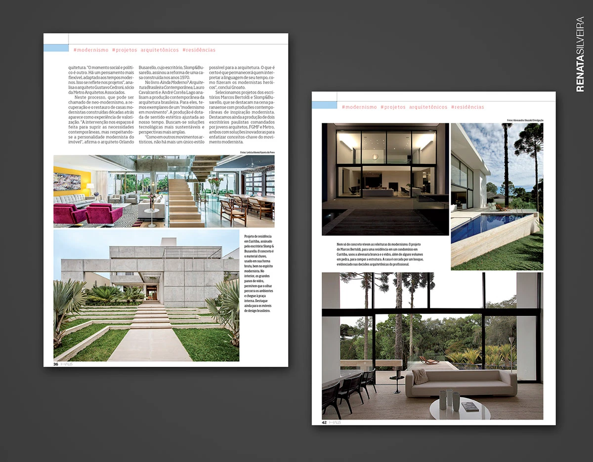 HAUS magazine spread