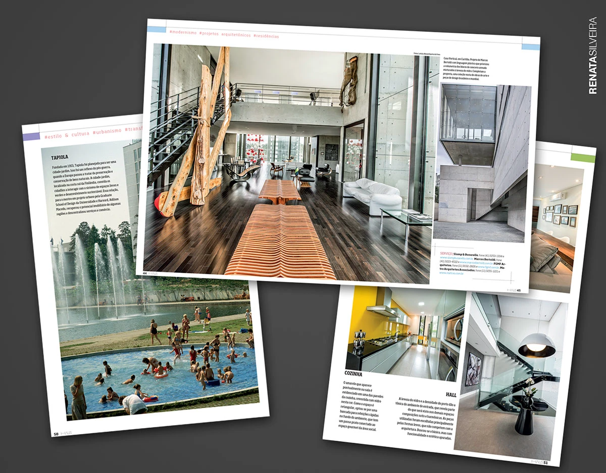 HAUS magazine spread