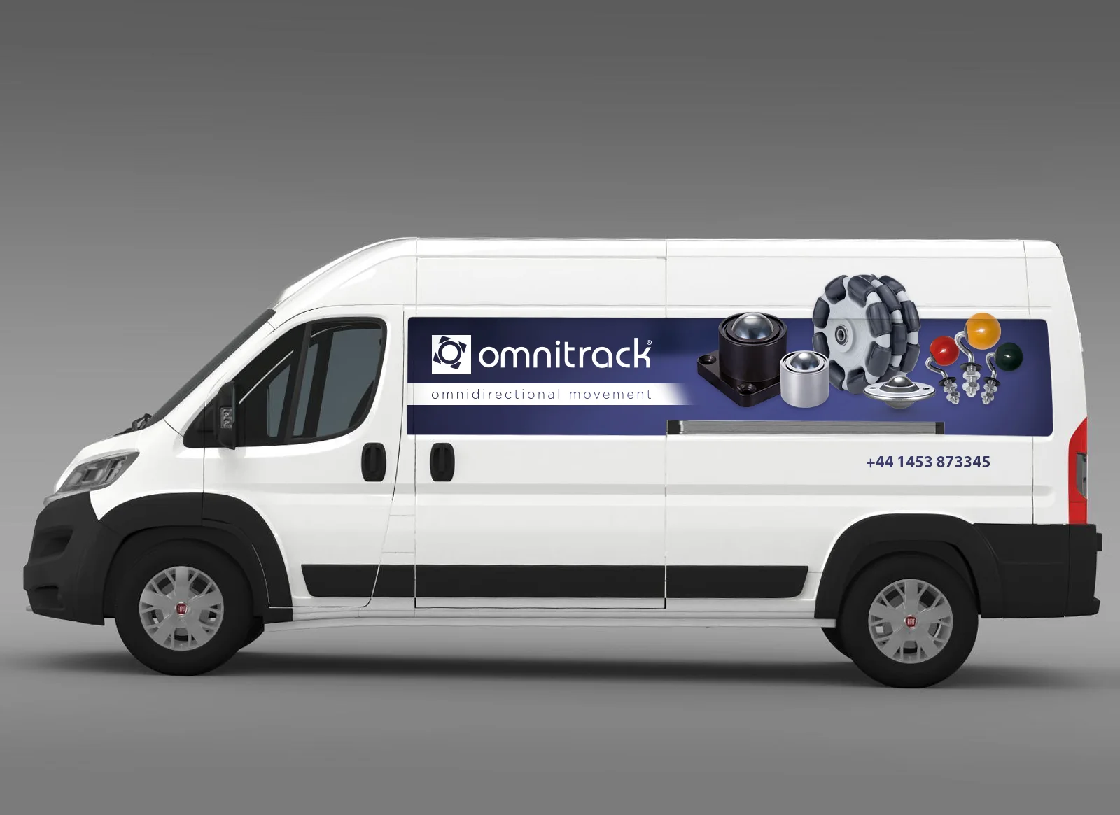 Omnitrack delivery van livery design