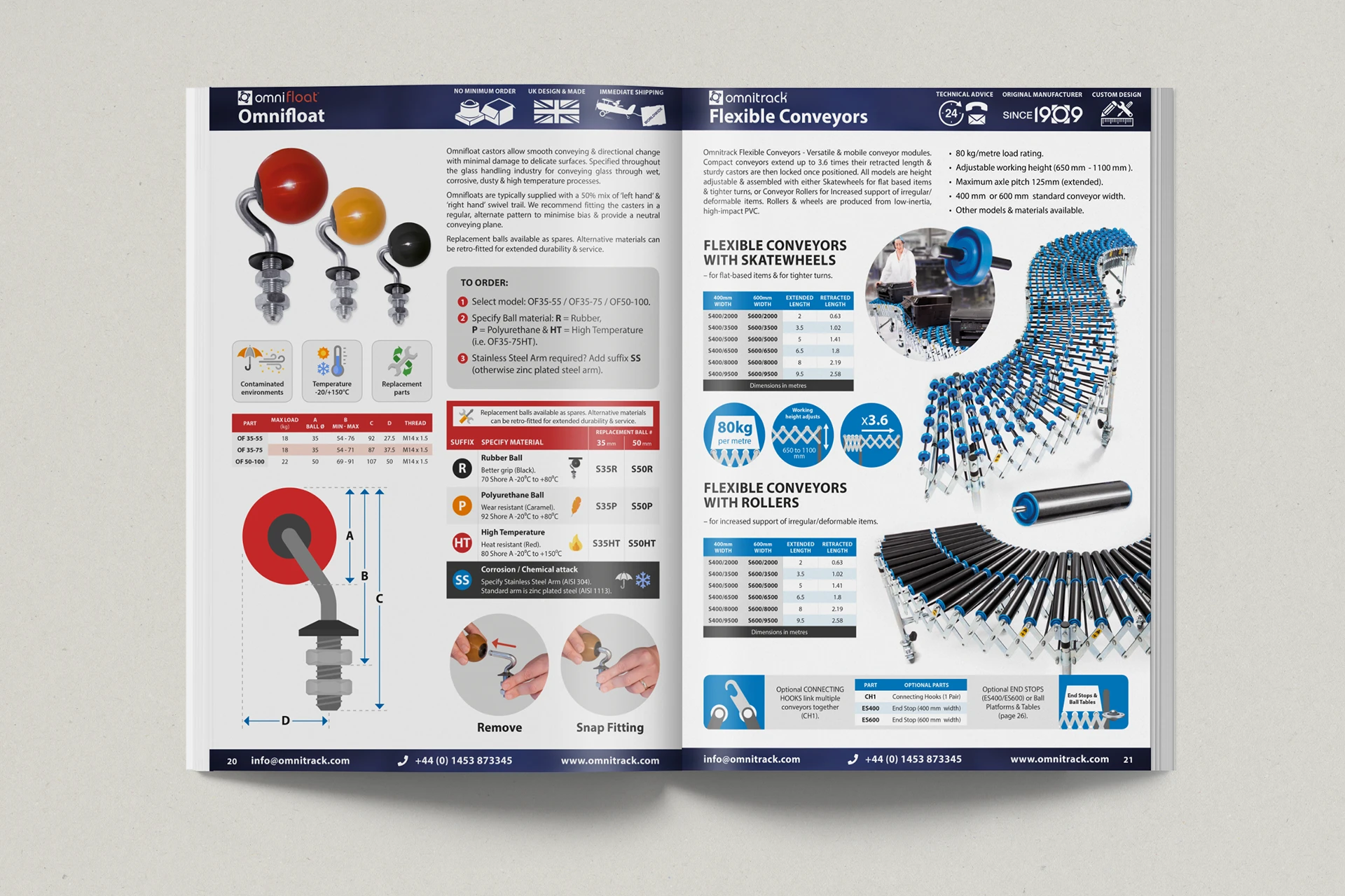 Omnitrack catalogue — Omnifloat and Flexible Conveyors