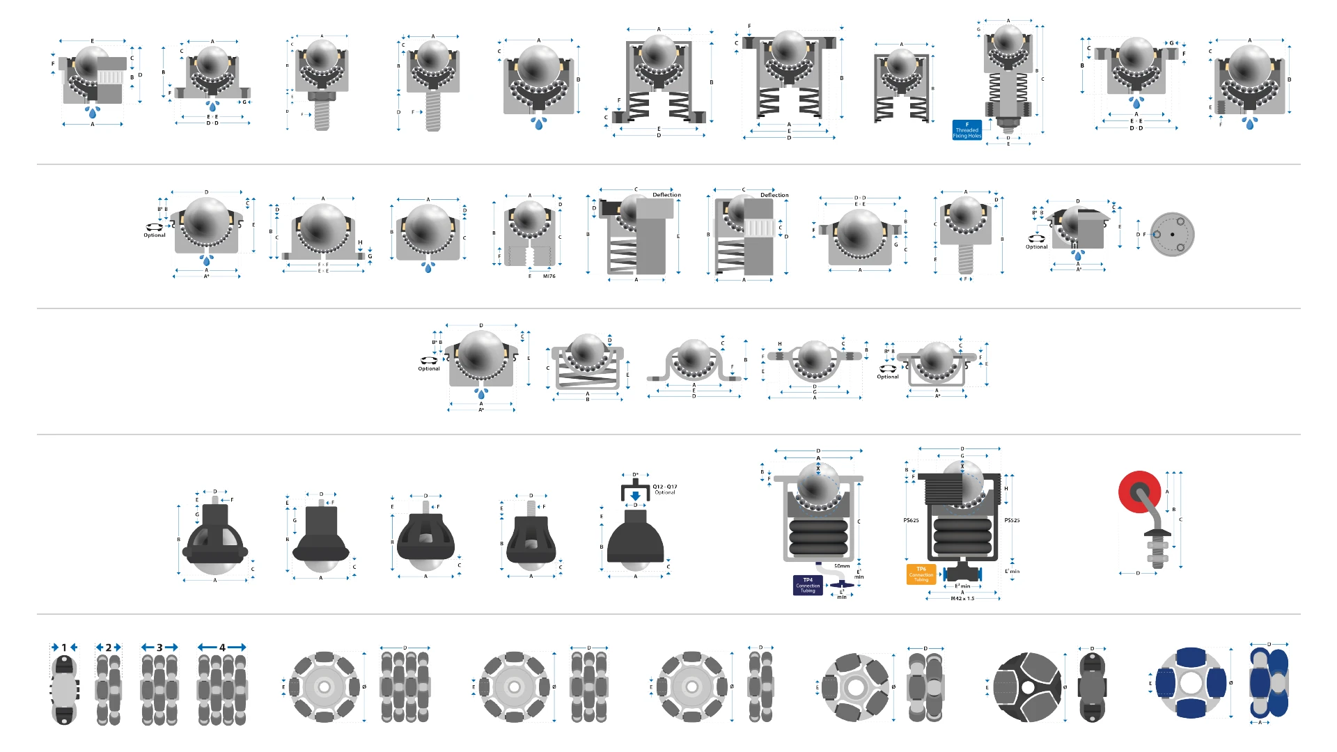 A sample of the redesigned technical drawings