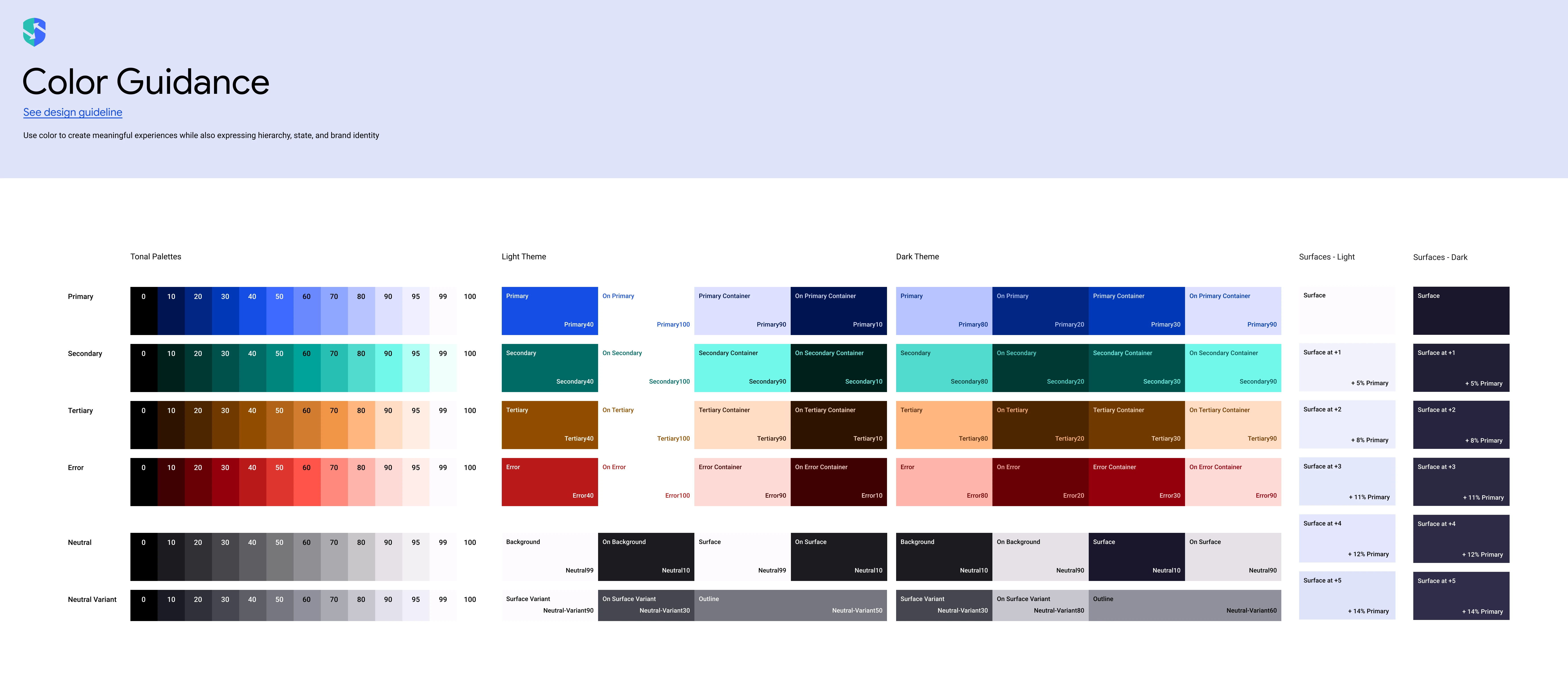 SupplyCyber design system — Colors