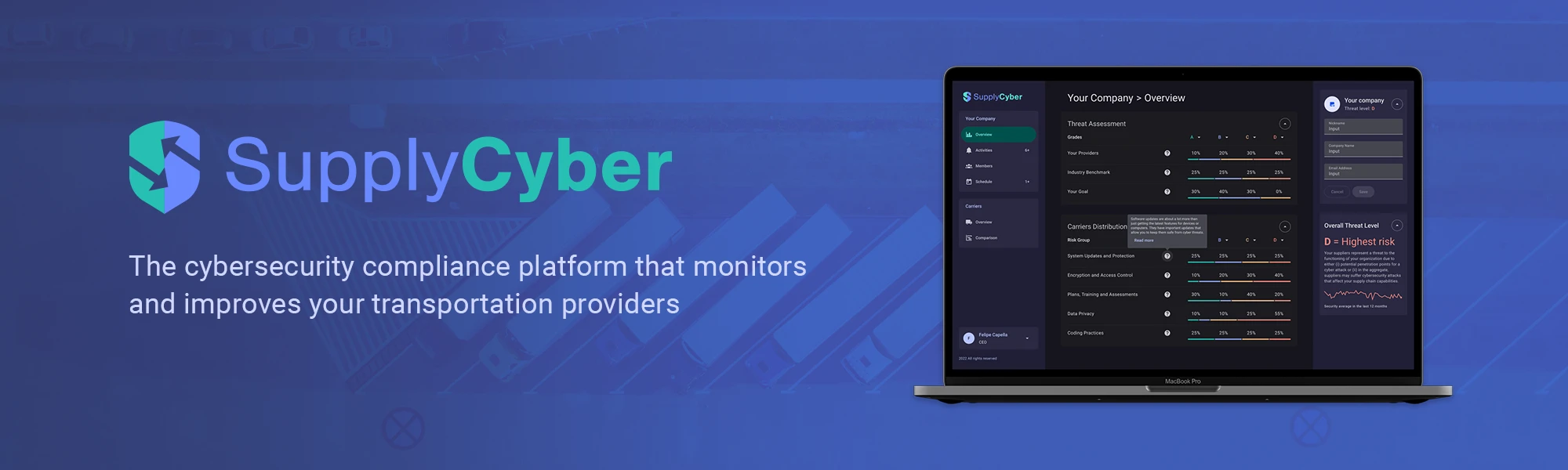 SupplyCyber — cybersecurity compliance platform
